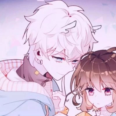 小清新情侣头像动漫超萌版，爱是热被爱是光