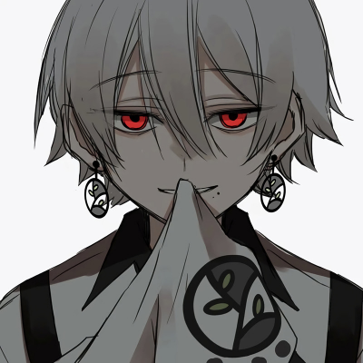 潮流帅气的男生动漫头像冷酷忧伤，笑着笑着笑成了冰冷的角色