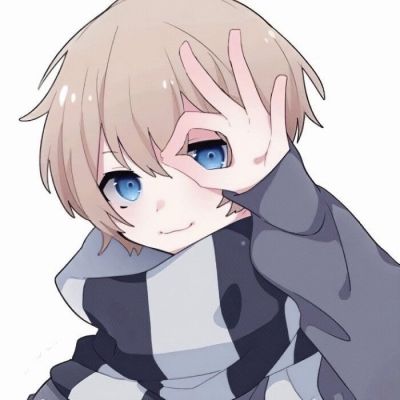 好看二次元男生头像,在阳光下用力的微笑